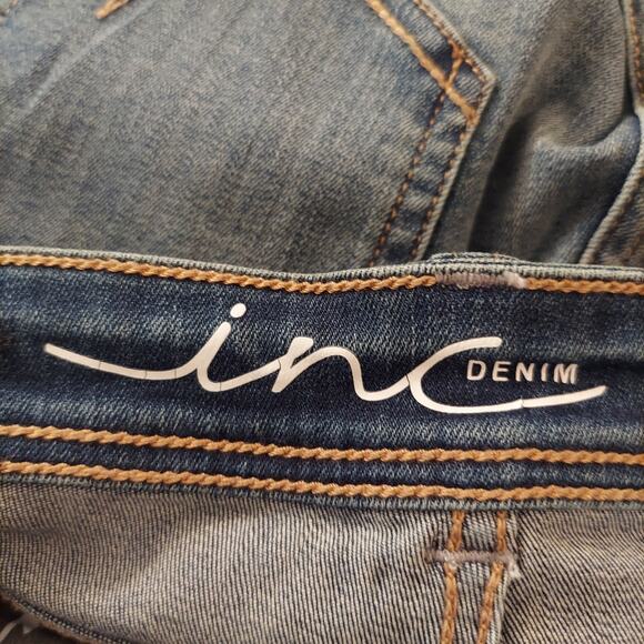 Boho Embroidered Skinny Jeans 6 Floral Inc Denim Cottage Core - Picture 4 of 6